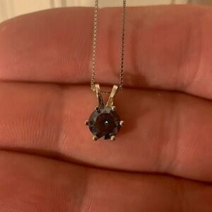 - Multi Color Moissonite Pendant Necklace